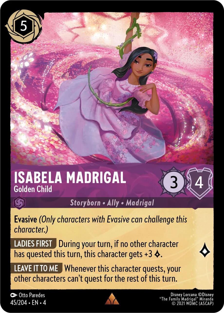 Isabela Madrigal - Golden Child (45/204) [Ursula's Return] | Clutch Gaming