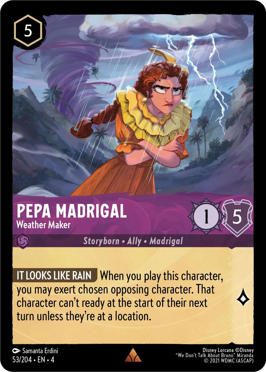 Pepa Madrigal - Weather Maker (53/204) [Ursula's Return] | Clutch Gaming