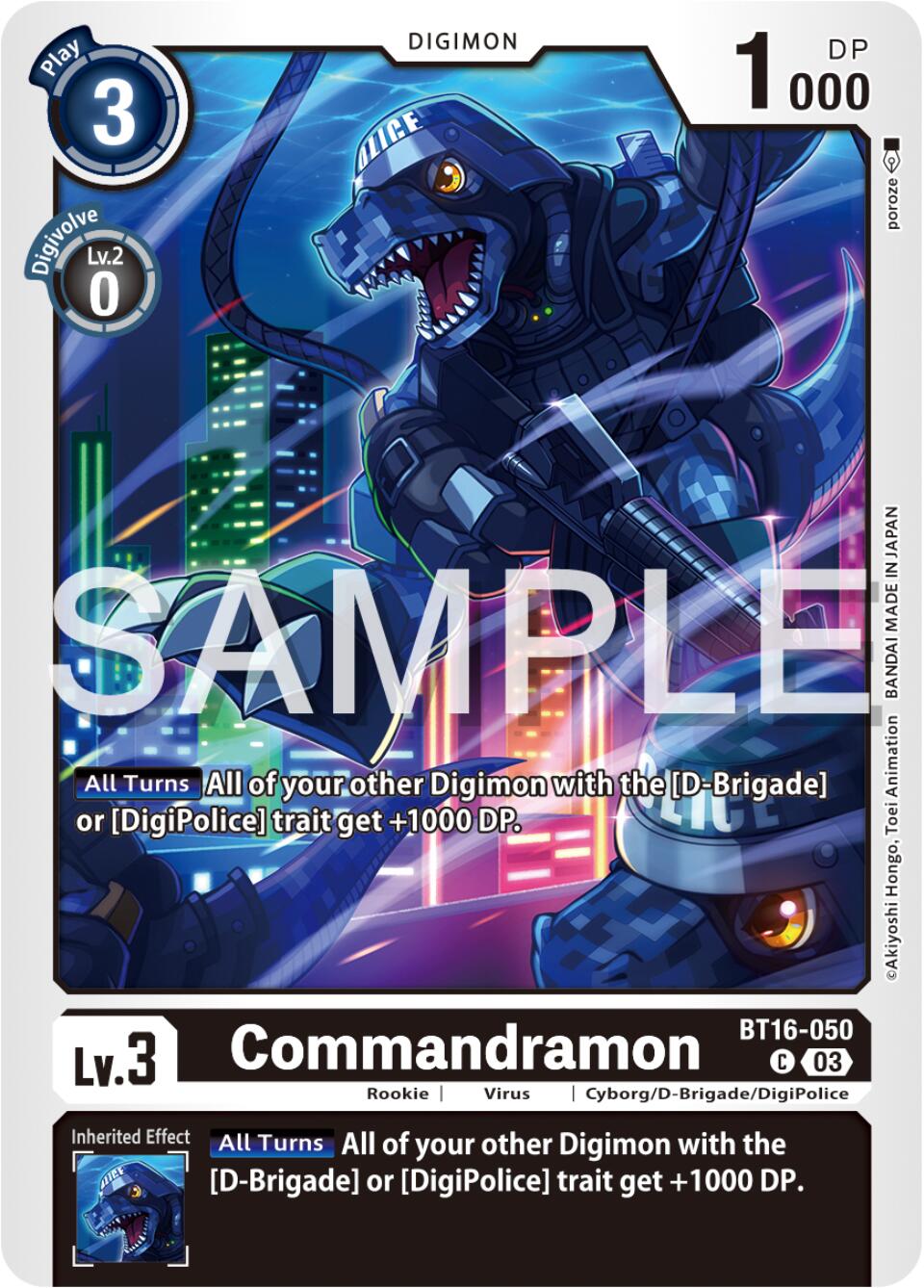 Commandramon [BT16-050] [Beginning Observer] | Clutch Gaming