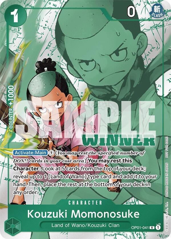 Kouzuki Momonosuke (Winner Pack Vol. 7) [One Piece Promotion Cards] | Clutch Gaming