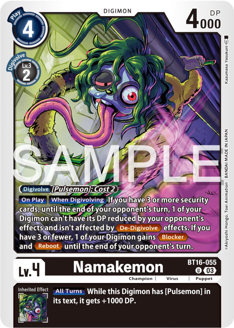 Namakemon [BT16-055] [Beginning Observer] | Clutch Gaming