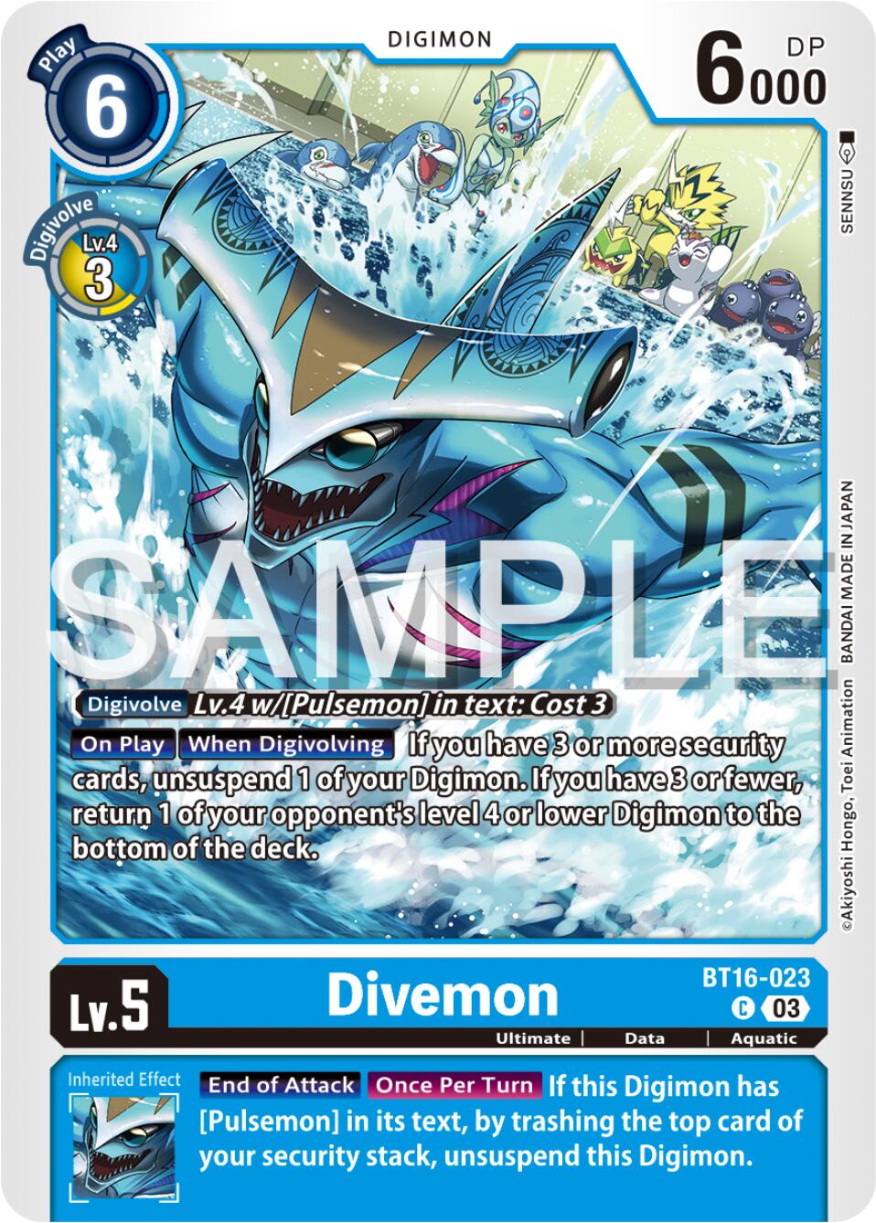 Divemon [BT16-023] [Beginning Observer] | Clutch Gaming