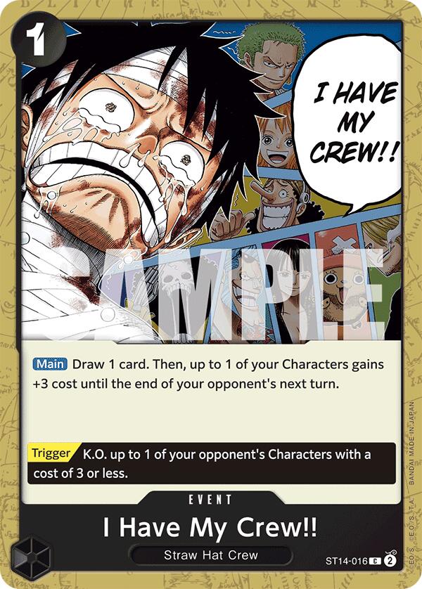 I Have My Crew!! [Starter Deck: 3D2Y] | Clutch Gaming