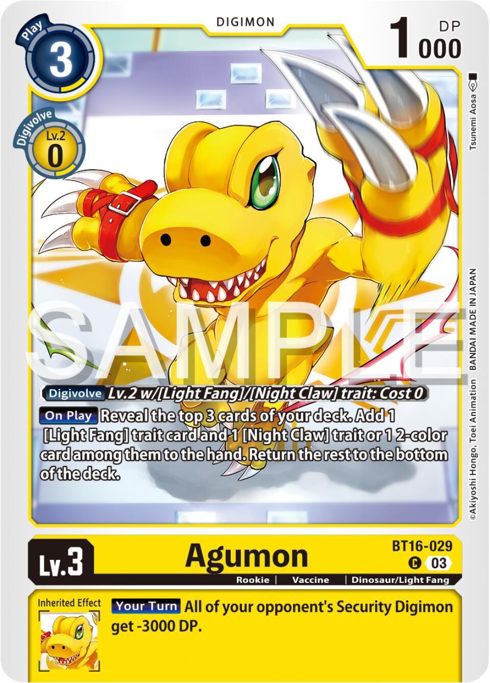 Agumon [BT16-029] [Beginning Observer] | Clutch Gaming