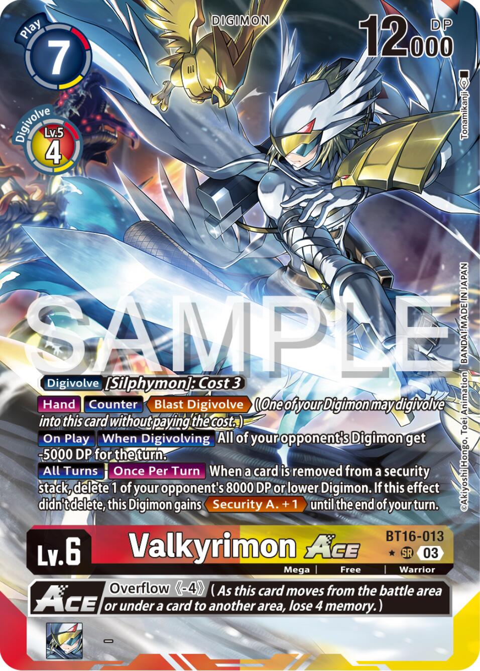 Valkyrimon Ace [BT16-013] (Alternate Art) [Beginning Observer] | Clutch Gaming