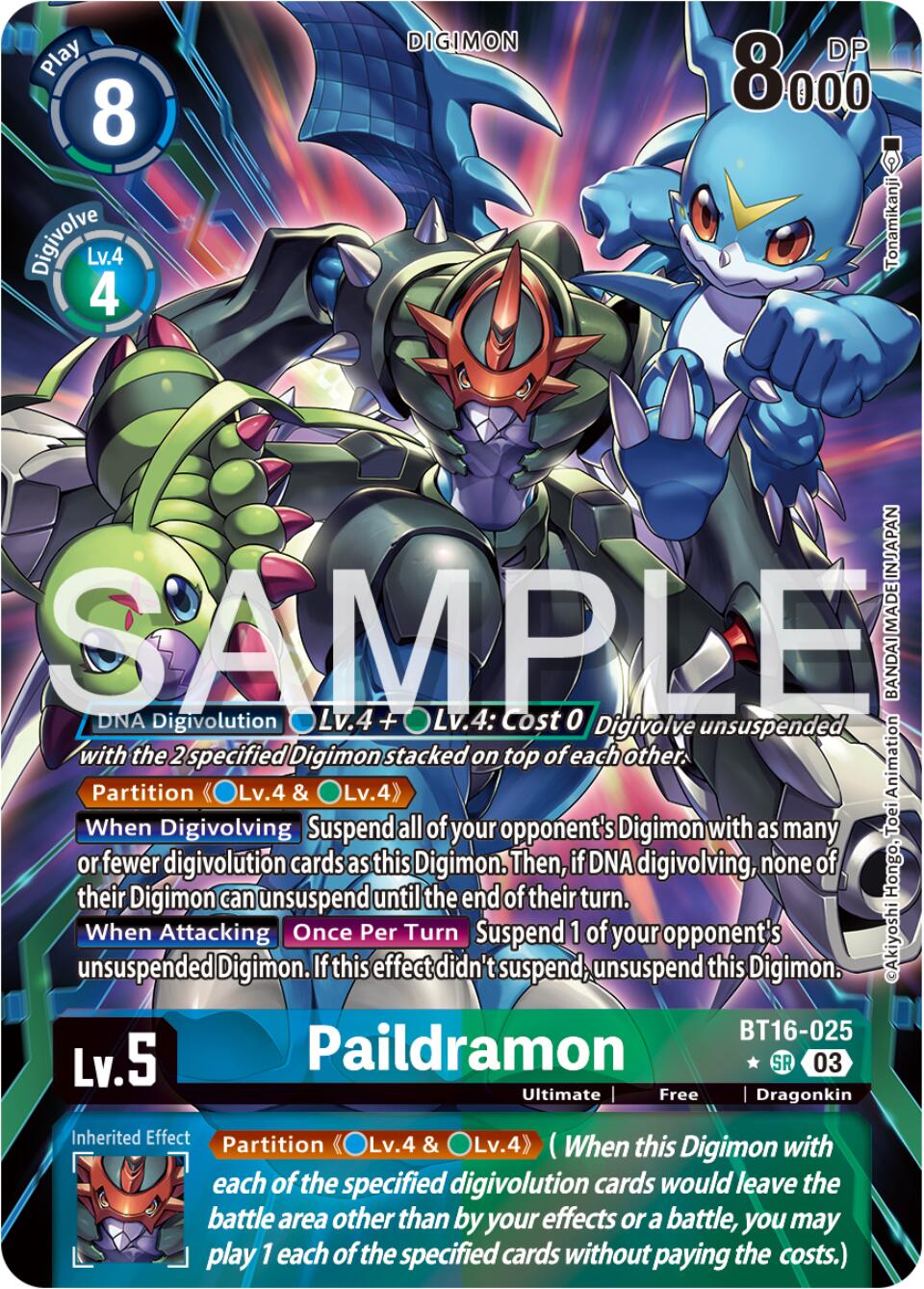 Paildramon [BT16-025] (Alternate Art) [Beginning Observer] | Clutch Gaming