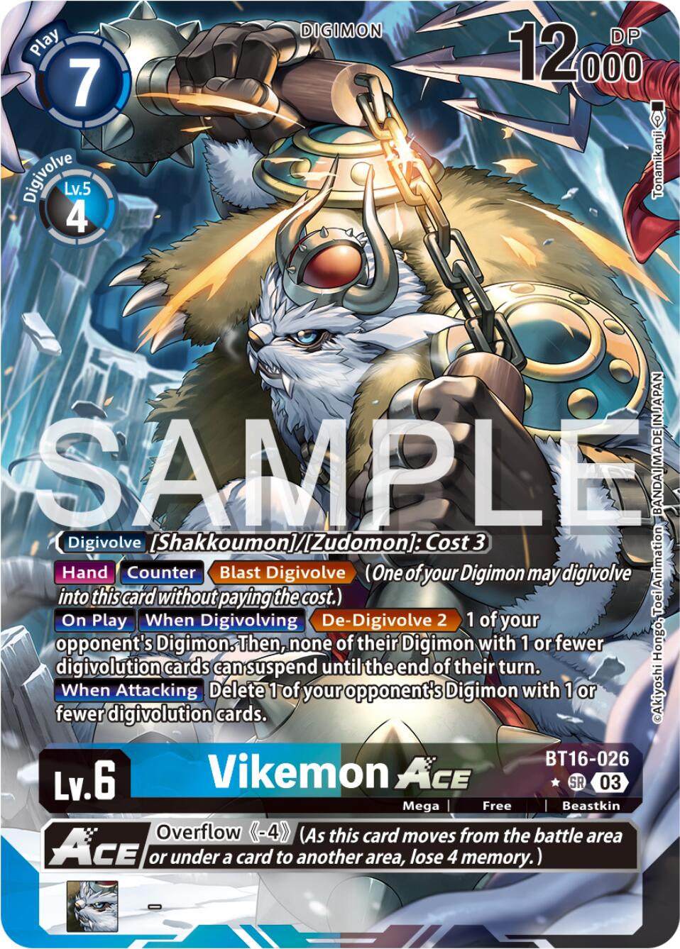 Vikemon Ace [BT16-026] (Alternate Art) [Beginning Observer] | Clutch Gaming