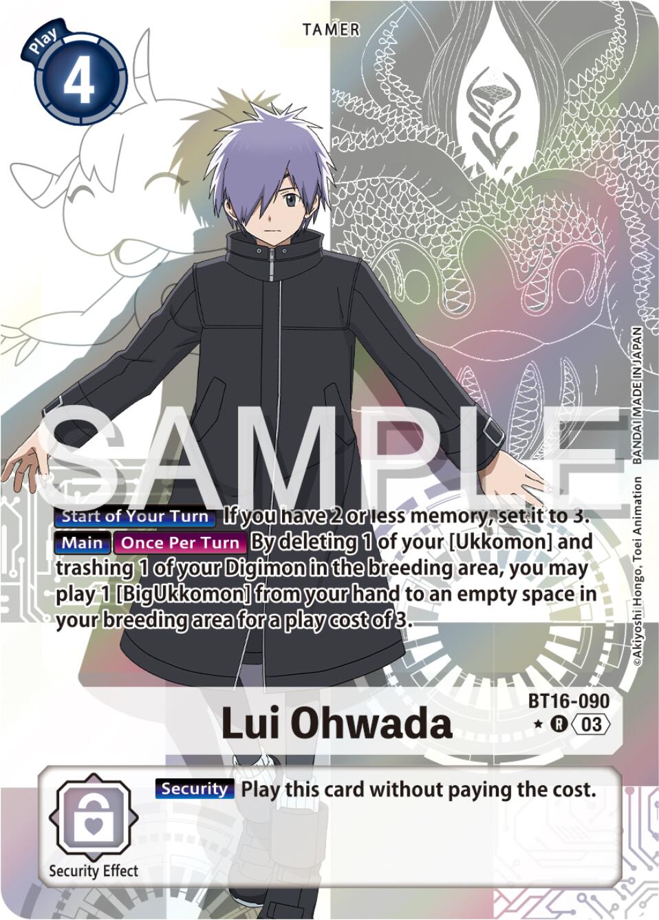 Lui Ohwada [BT16-090] (Alternate Art) [Beginning Observer] | Clutch Gaming