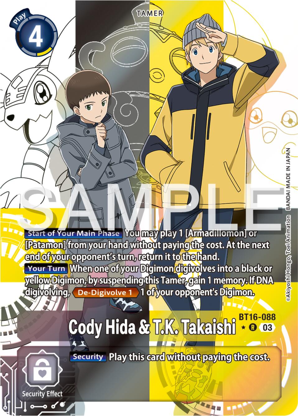 Cody Hida & T.K. Takaishi [BT16-088] (Alternate Art) [Beginning Observer] | Clutch Gaming