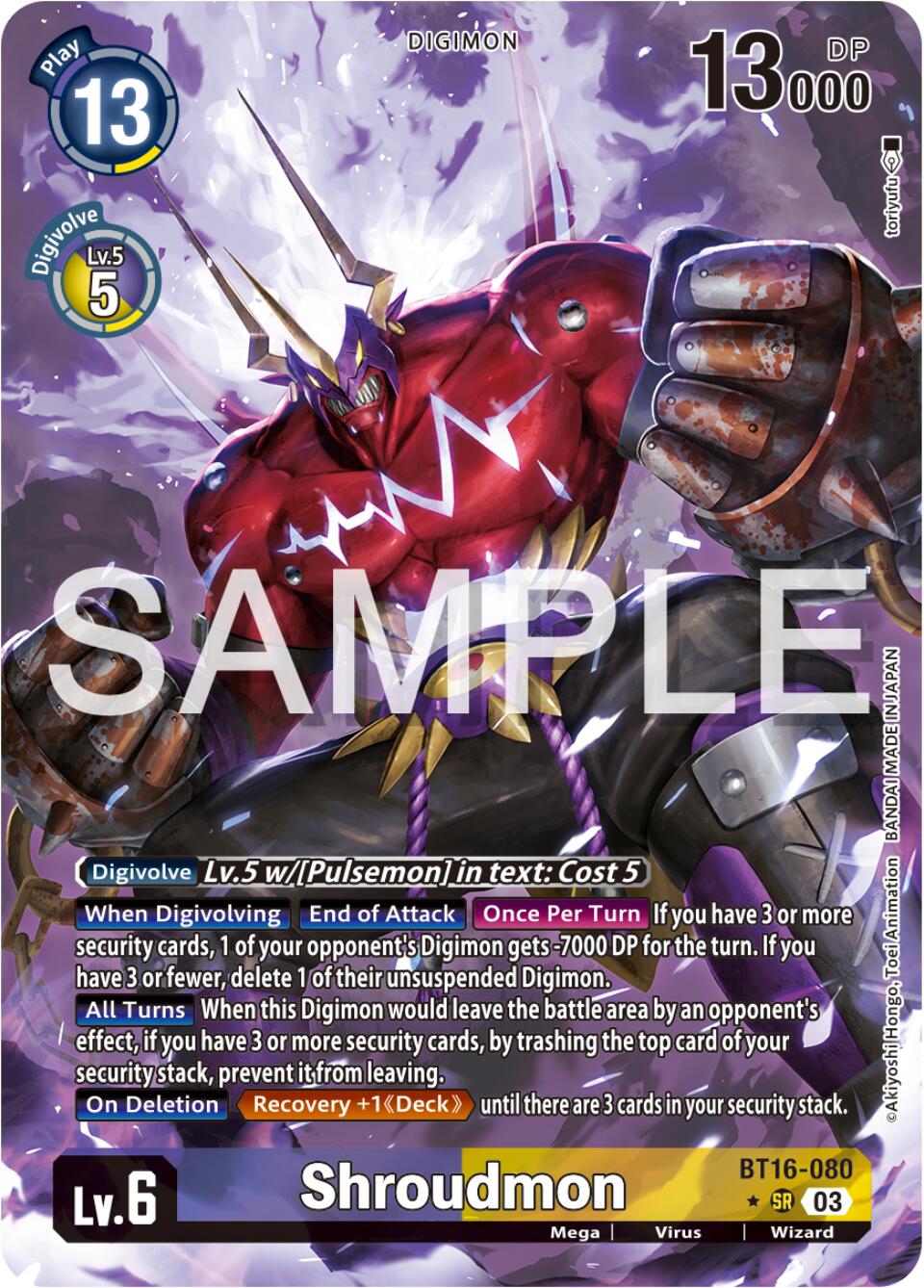 Shroudmon [BT16-080] (Alternate Art) [Beginning Observer] | Clutch Gaming