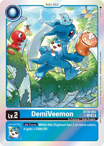 DemiVeemon [BT16-002] (Box Promotion Pack: Beginning Observer) [Beginning Observer Promos] | Clutch Gaming