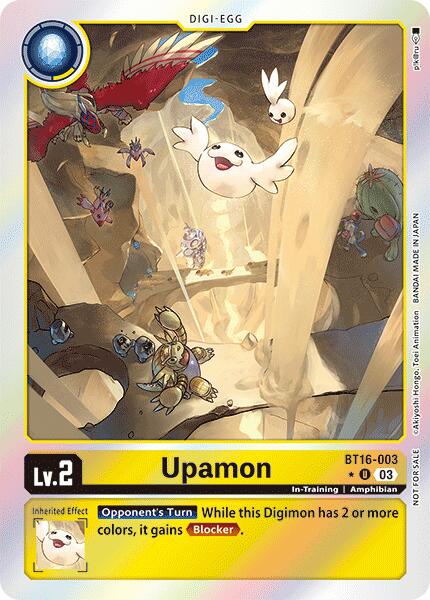 Upamon [BT16-003] (Box Promotion Pack: Beginning Observer) [Beginning Observer Promos] | Clutch Gaming