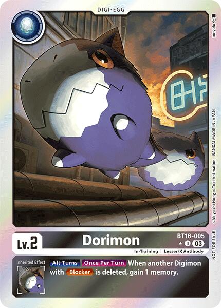 Dorimon [BT16-005] (Box Promotion Pack: Beginning Observer) [Beginning Observer Promos] | Clutch Gaming