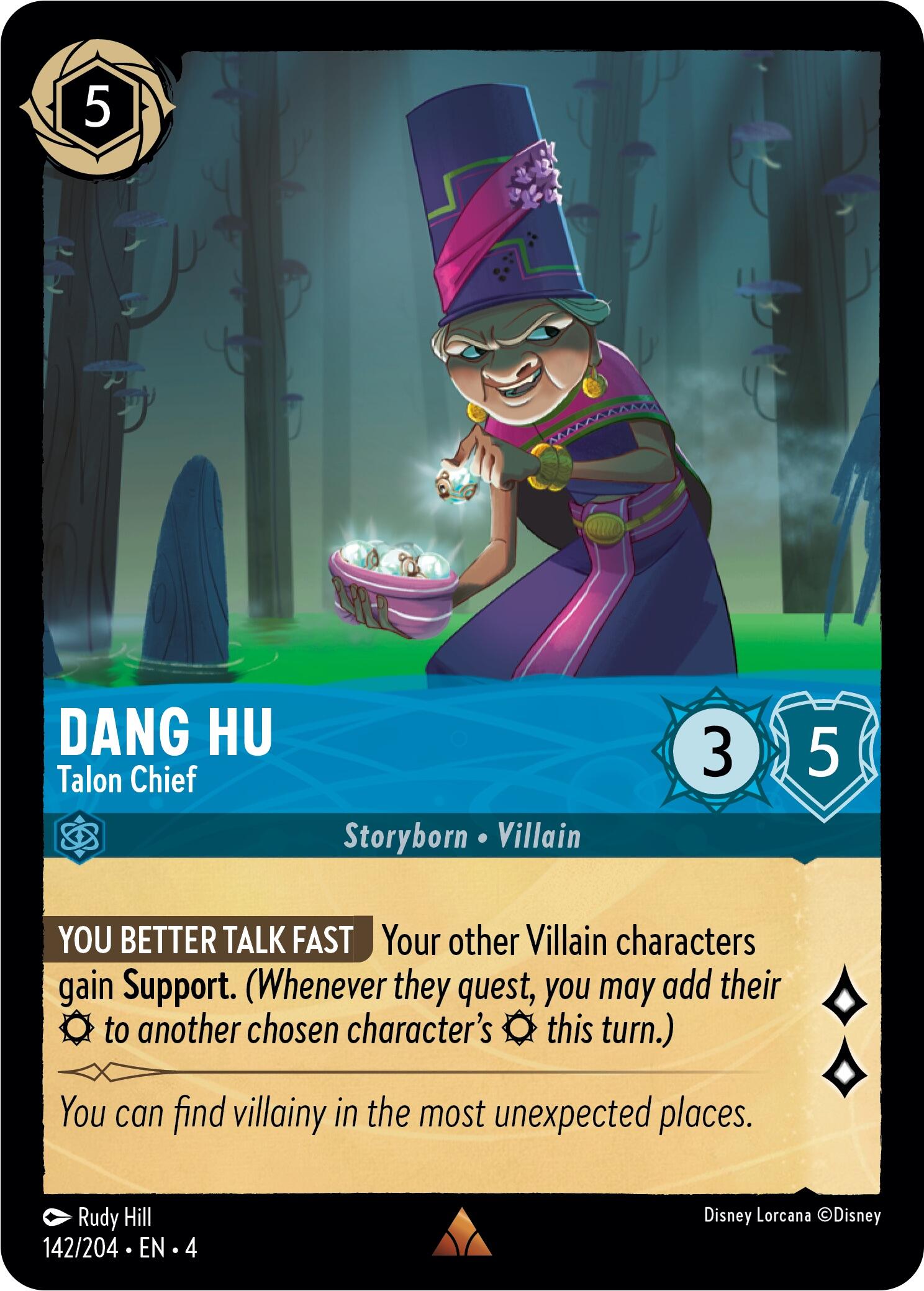 Dang Hu - Talon Chief (142/204) [Ursula's Return] | Clutch Gaming