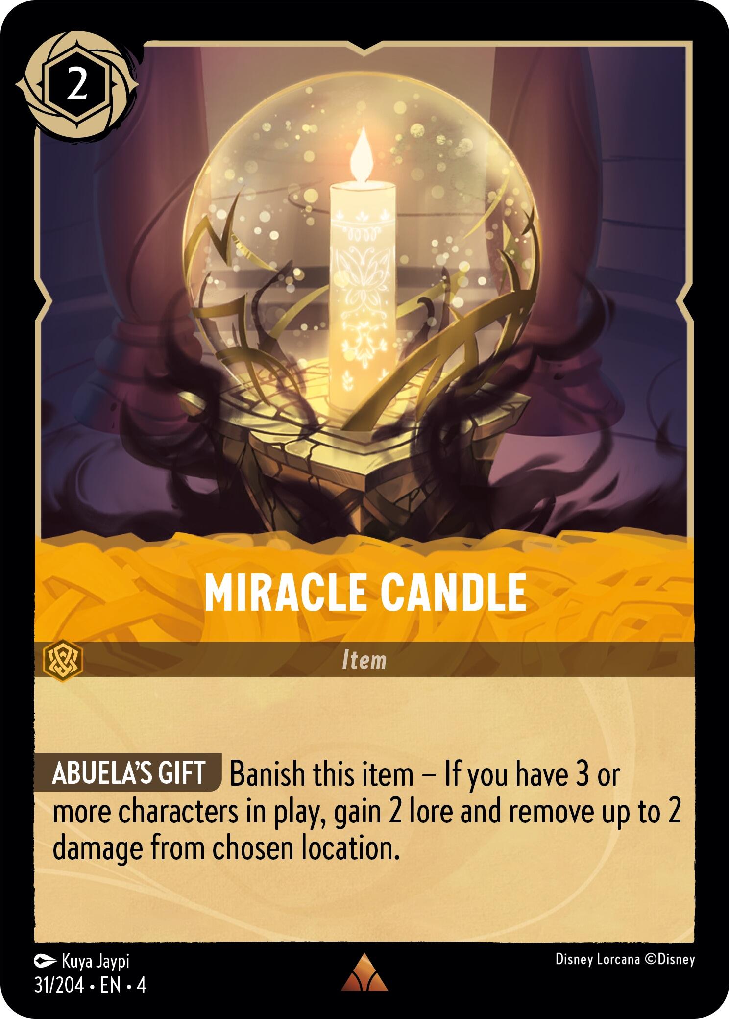 Miracle Candle (31/204) [Ursula's Return] | Clutch Gaming