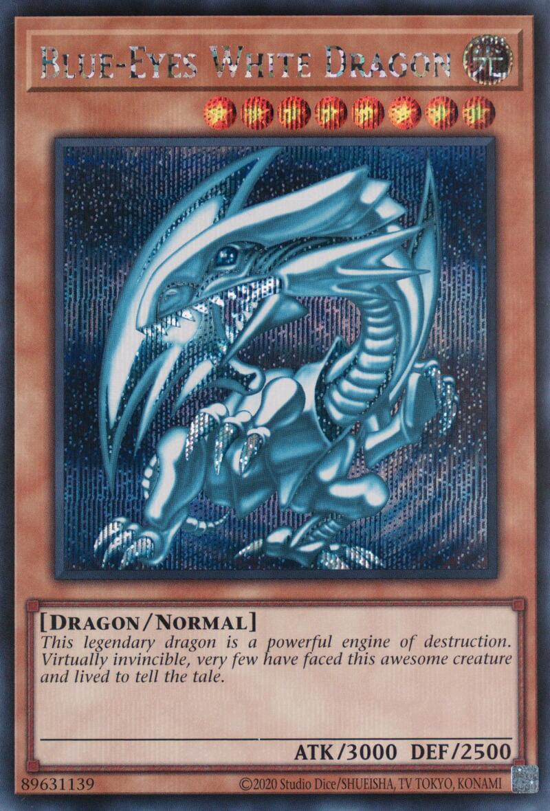 Blue-Eyes White Dragon (Secret Rare) Secret Rare | Clutch Gaming