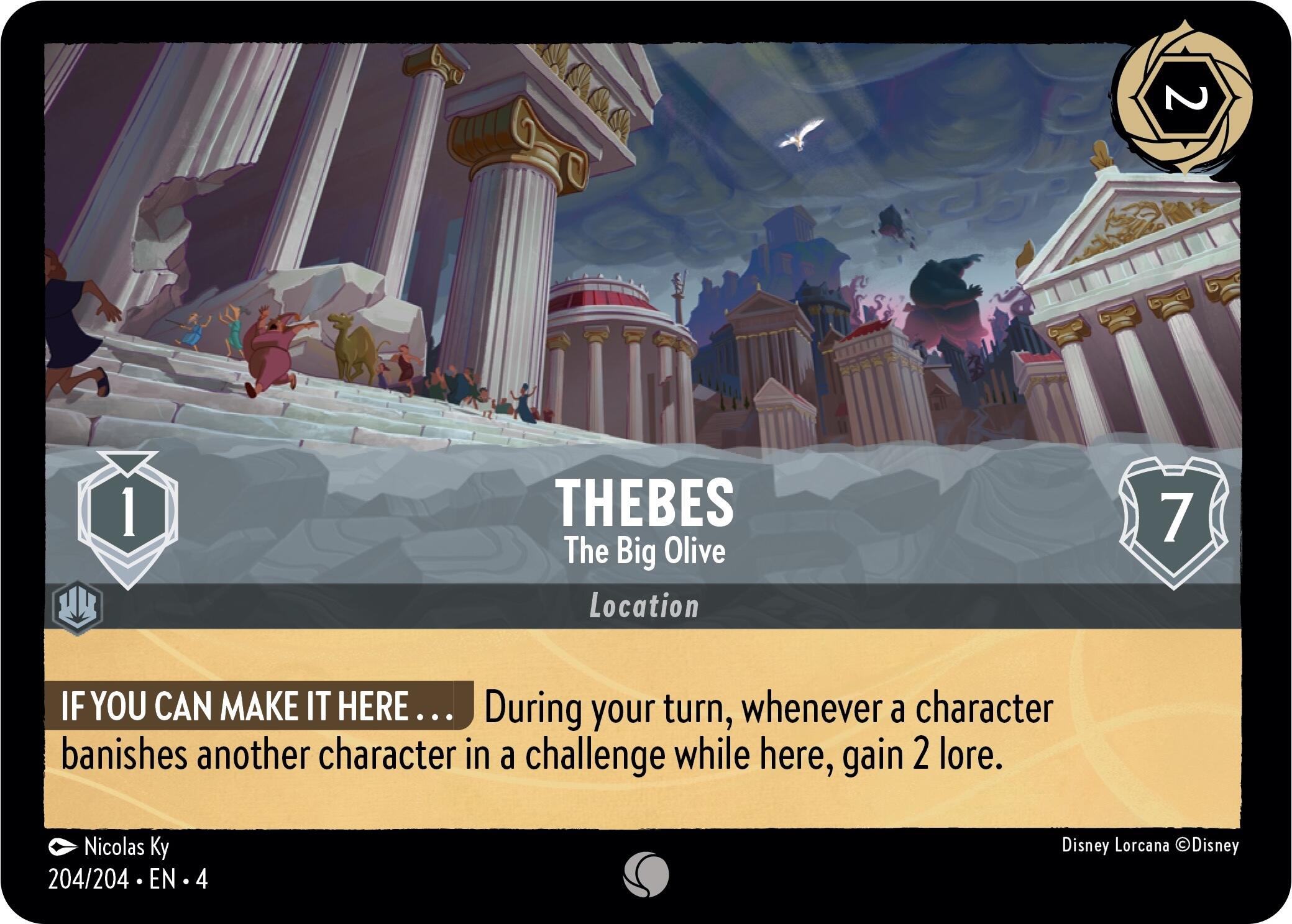 Thebes - The Big Olive (204/204) [Ursula's Return] | Clutch Gaming