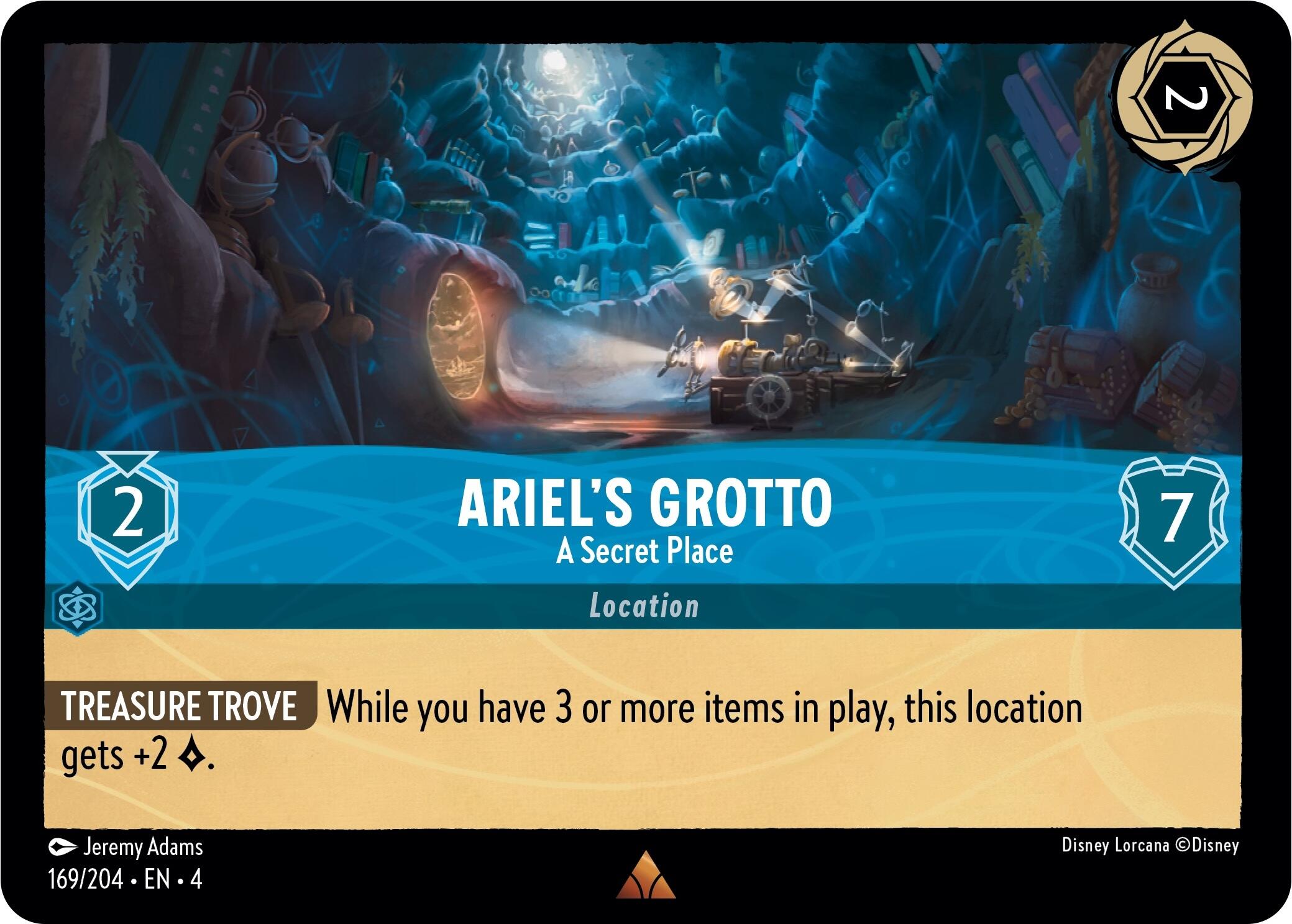 Ariel's Grotto - A Secret Place (169/204) [Ursula's Return] | Clutch Gaming