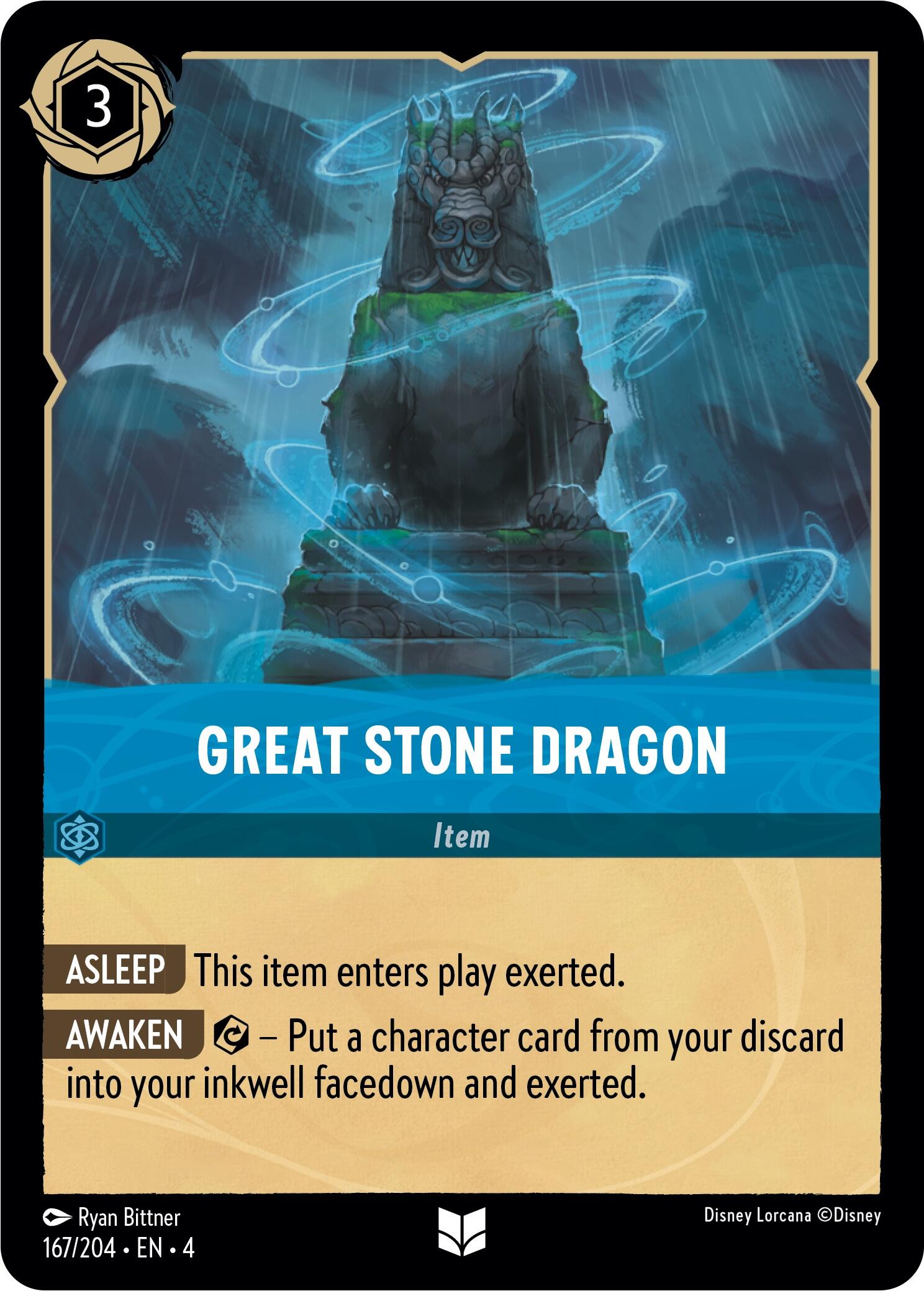 Great Stone Dragon (167/204) [Ursula's Return] | Clutch Gaming