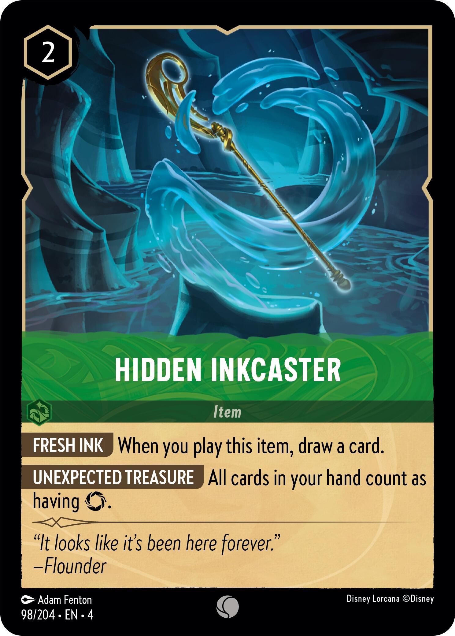 Hidden Inkcaster (98/204) [Ursula's Return] | Clutch Gaming