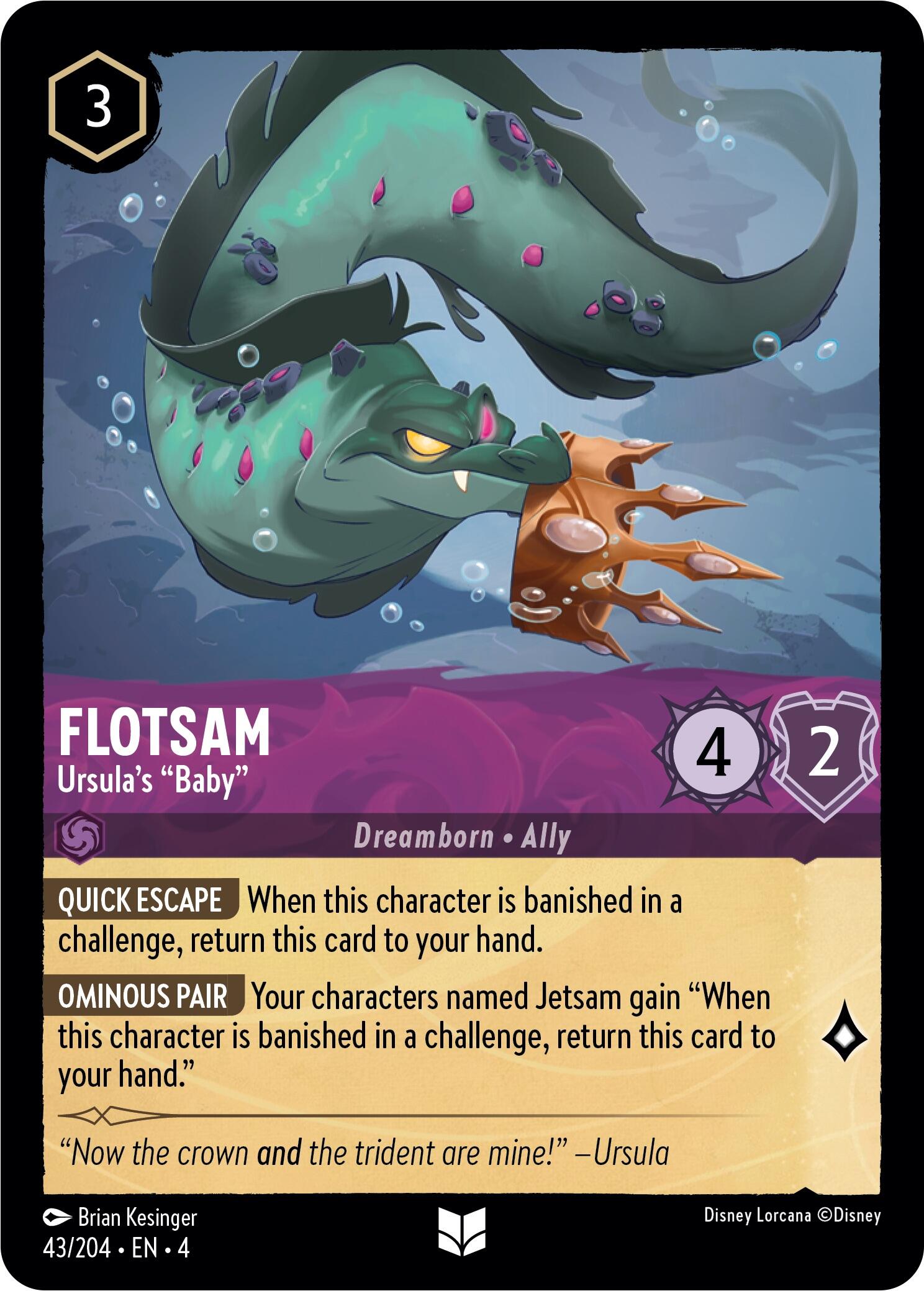 Flotsam - Ursula's "Baby" (43/204) [Ursula's Return] | Clutch Gaming