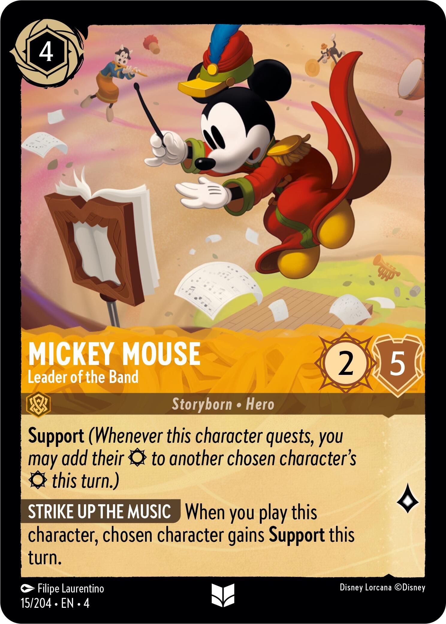 Mickey Mouse - Leader of the Band (15/204) [Ursula's Return] | Clutch Gaming