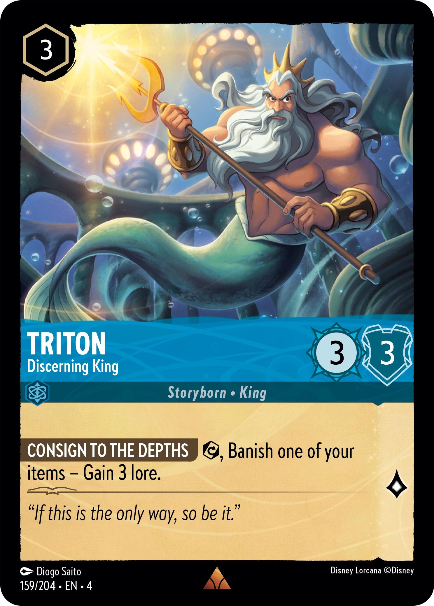 Triton - Discerning King (159/204) [Ursula's Return] | Clutch Gaming