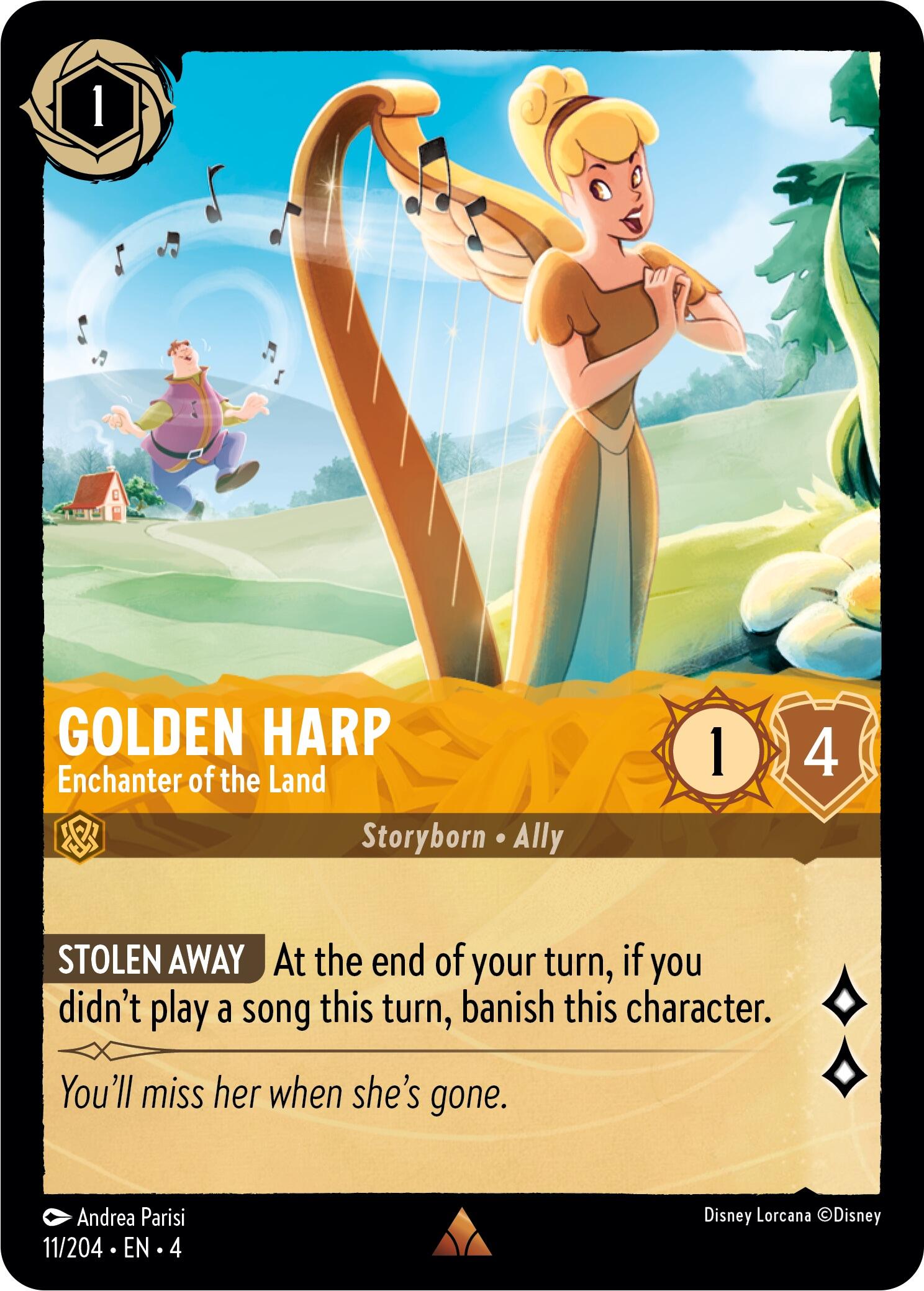 Golden Harp - Enchanter of the Land (11/204) [Ursula's Return] | Clutch Gaming