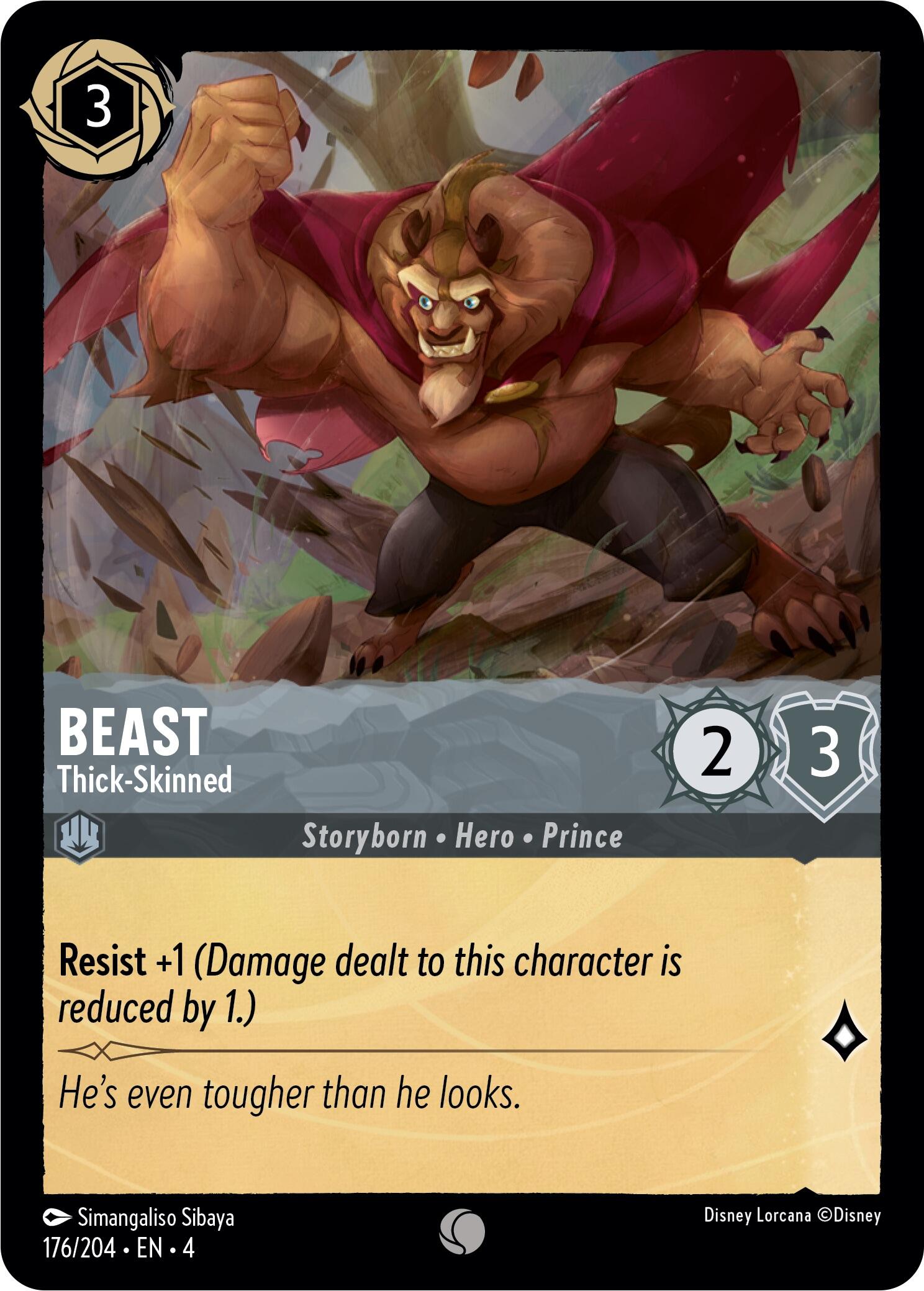 Beast - Thick-Skinned (176/204) [Ursula's Return] | Clutch Gaming