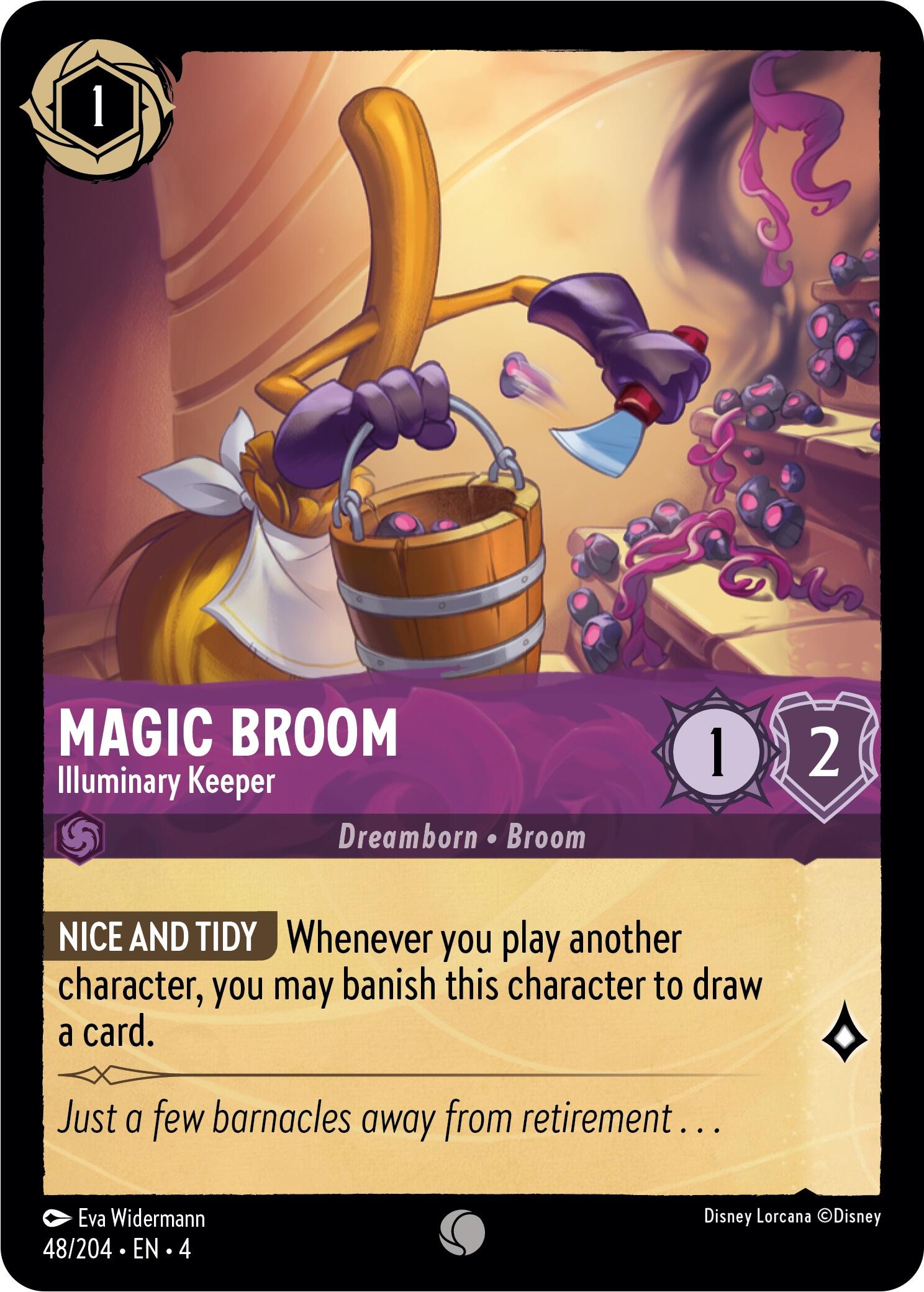 Magic Broom - Illuminary Keeper (48/204) [Ursula's Return] | Clutch Gaming