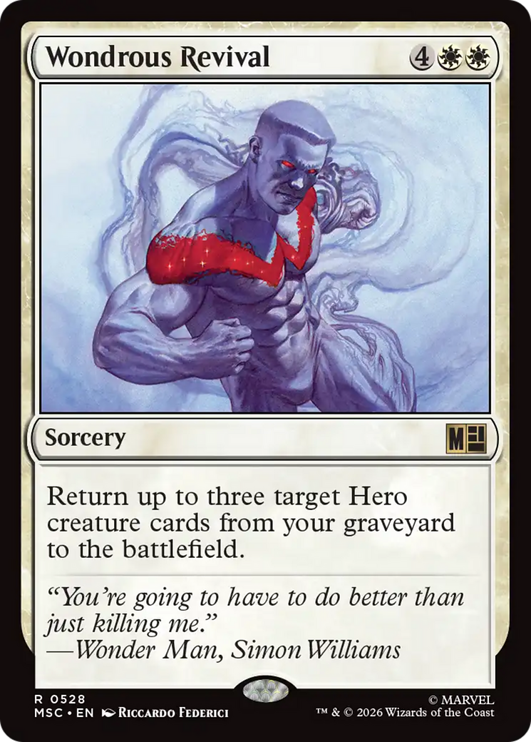 Wondrous Revival [Marvel Super Heroes Commander] | Clutch Gaming