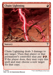 Chain Lightning (White Border) [Mystery Booster 2] | Clutch Gaming