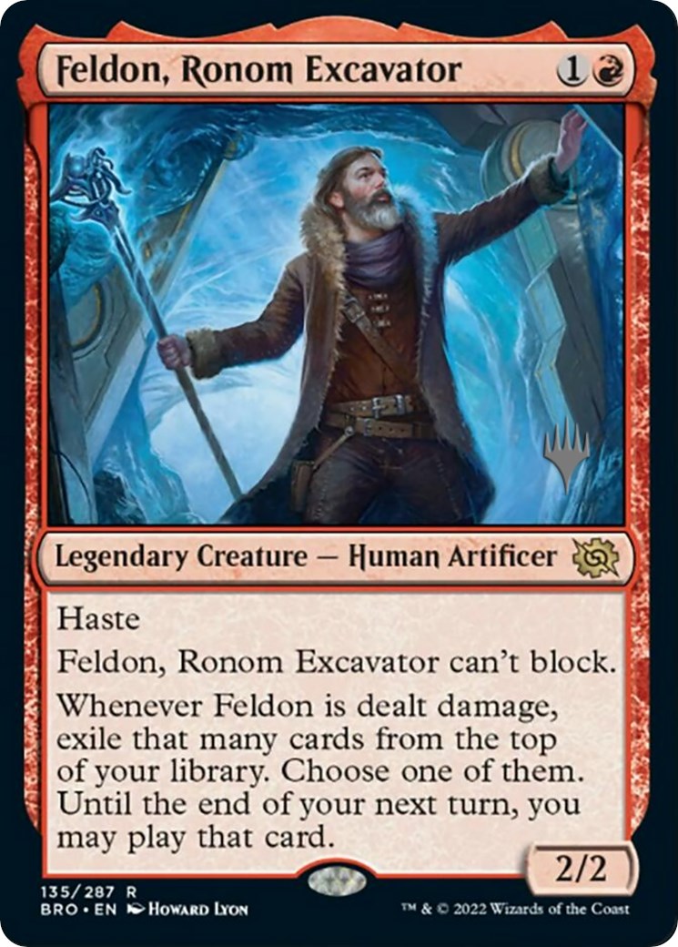 Feldon, Ronom Excavator (Promo Pack) [The Brothers' War Promos] | Clutch Gaming