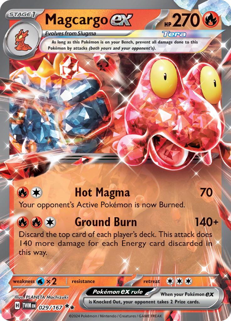 Magcargo ex (029/167) [Scarlet & Violet: Twilight Masquerade] | Clutch Gaming