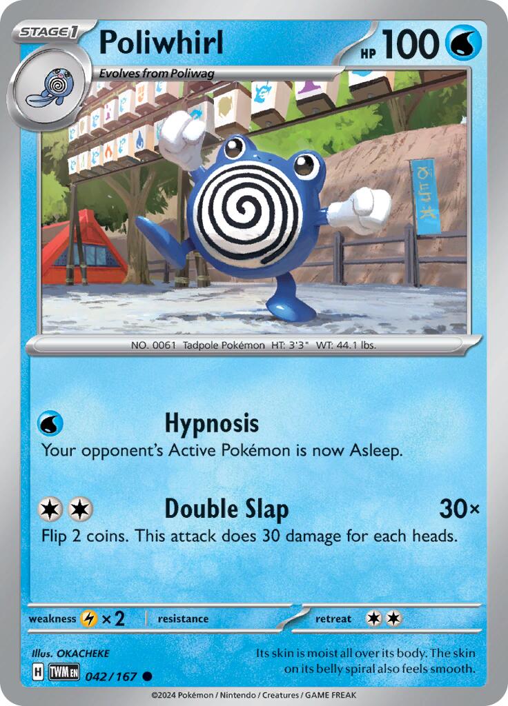 Poliwhirl (042/167) [Scarlet & Violet: Twilight Masquerade] | Clutch Gaming