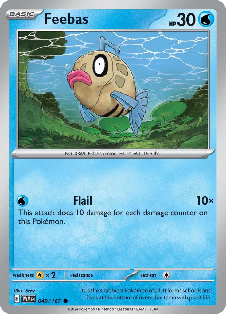 Feebas (049/167) [Scarlet & Violet: Twilight Masquerade] | Clutch Gaming