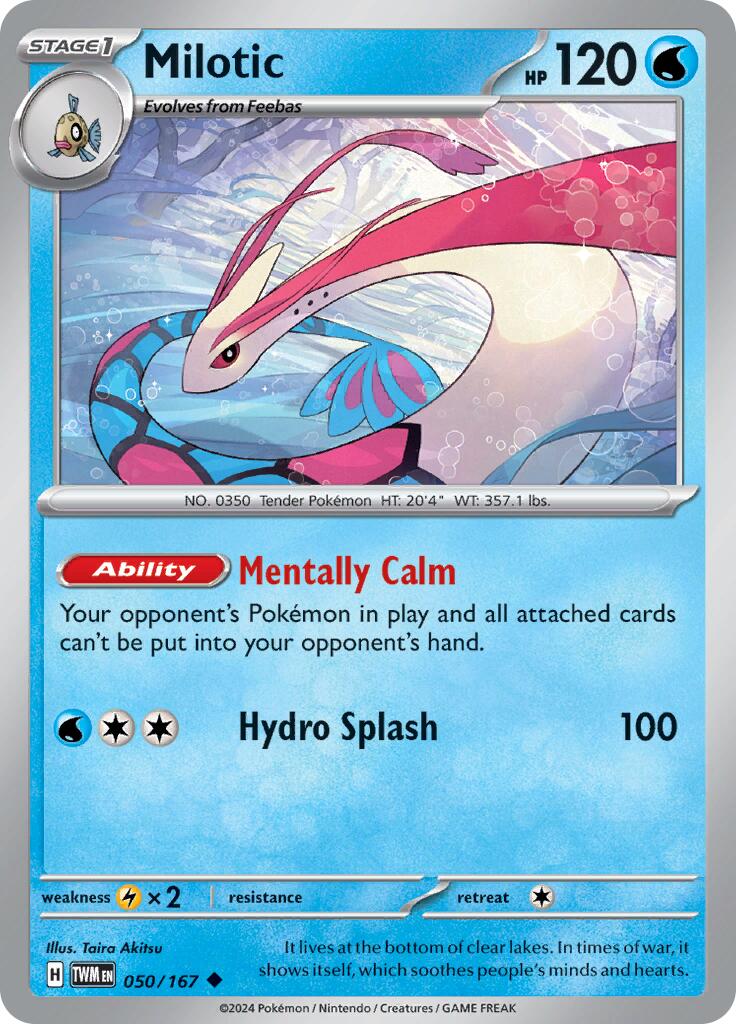 Milotic (050/167) [Scarlet & Violet: Twilight Masquerade] | Clutch Gaming