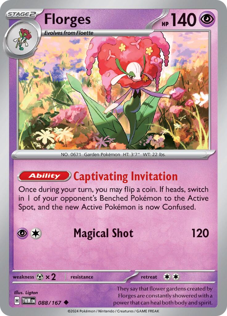 Florges (088/167) [Scarlet & Violet: Twilight Masquerade] | Clutch Gaming