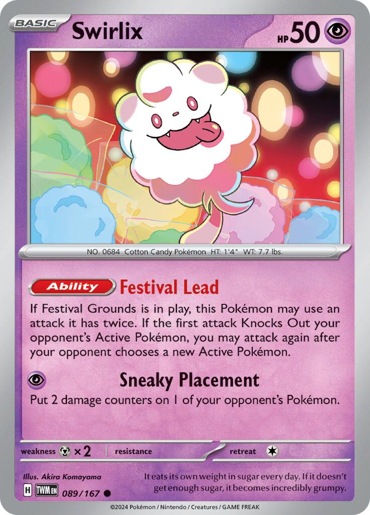 Swirlix (089/167) [Scarlet & Violet: Twilight Masquerade] | Clutch Gaming