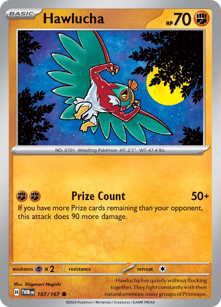 Hawlucha (107/167) [Scarlet & Violet: Twilight Masquerade] | Clutch Gaming