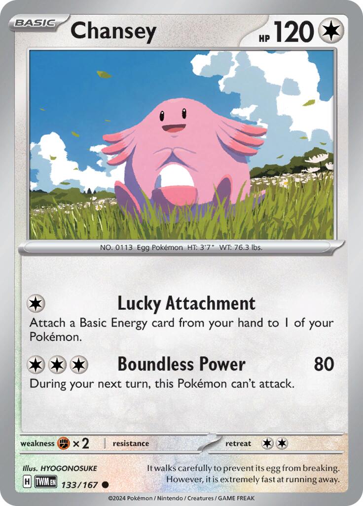 Chansey (133/167) [Scarlet & Violet: Twilight Masquerade] | Clutch Gaming