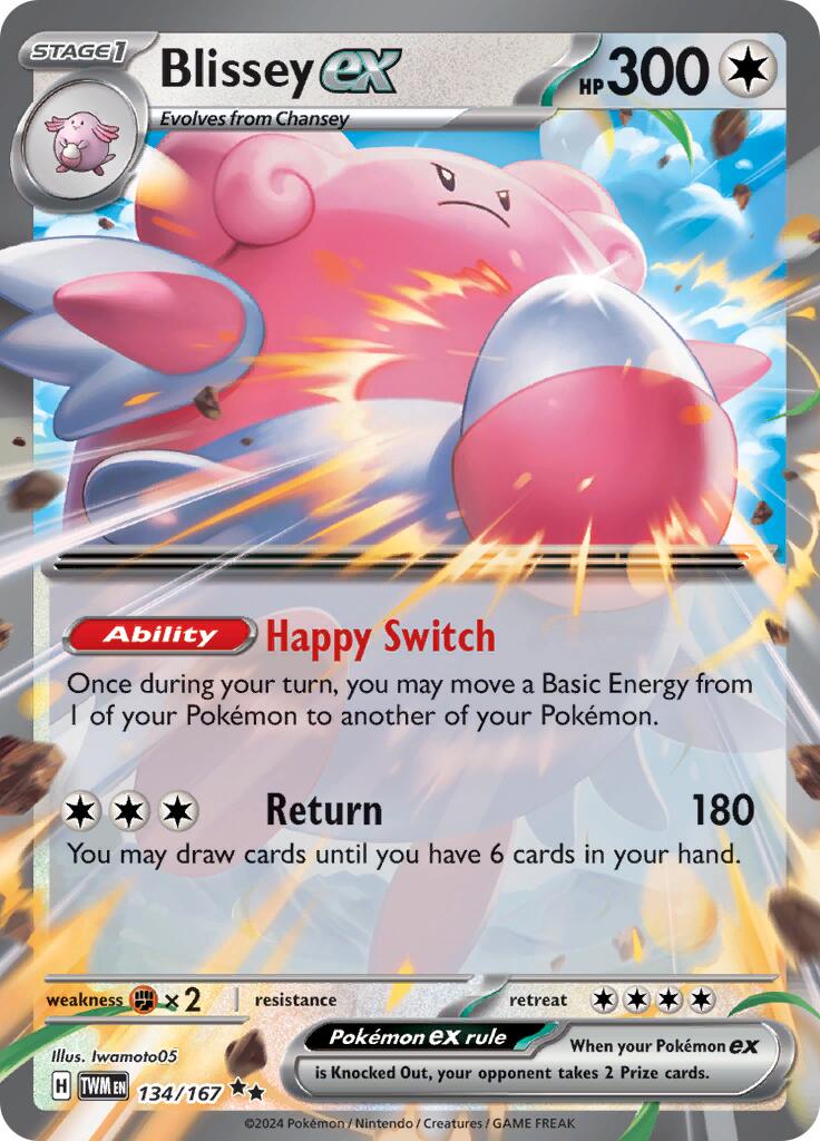 Blissey ex (134/167) [Scarlet & Violet: Twilight Masquerade] | Clutch Gaming