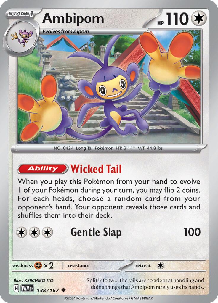 Ambipom (138/167) [Scarlet & Violet: Twilight Masquerade] | Clutch Gaming