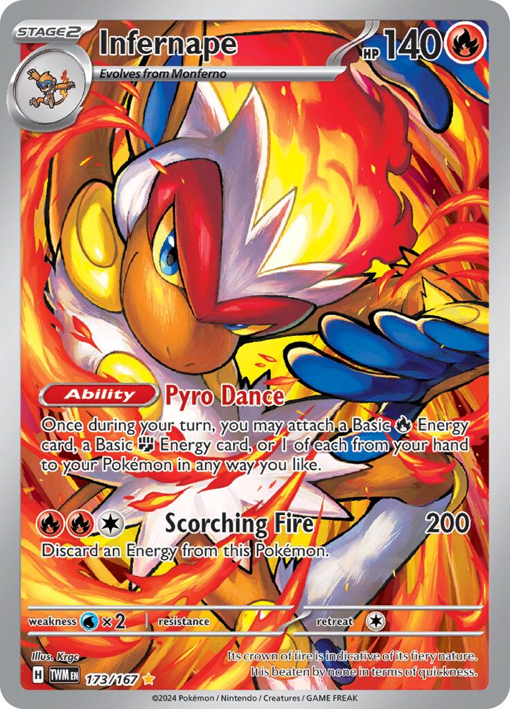 Infernape (173/167) [Scarlet & Violet: Twilight Masquerade] | Clutch Gaming