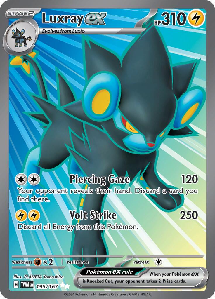 Luxray ex (195/167) [Scarlet & Violet: Twilight Masquerade] | Clutch Gaming