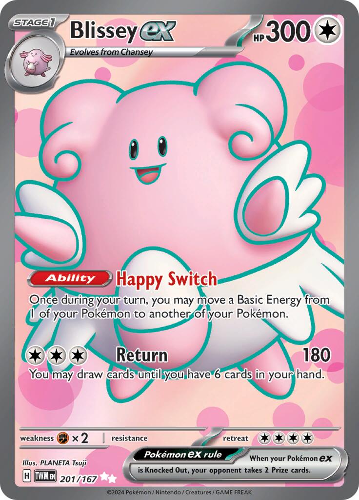 Blissey ex (201/167) [Scarlet & Violet: Twilight Masquerade] | Clutch Gaming