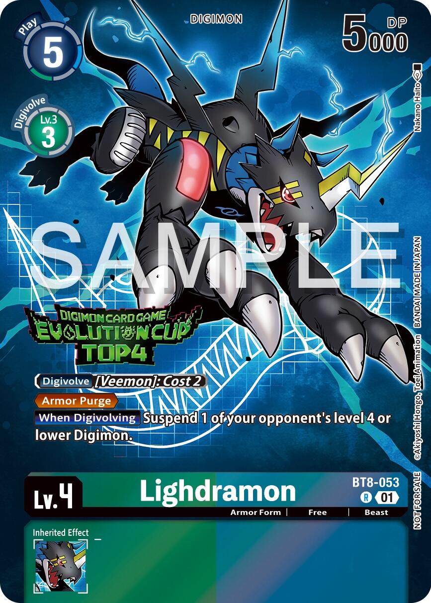 Lighdramon [BT8-053] (2024 Evolution Cup Top 4) [New Awakening Promos] | Clutch Gaming