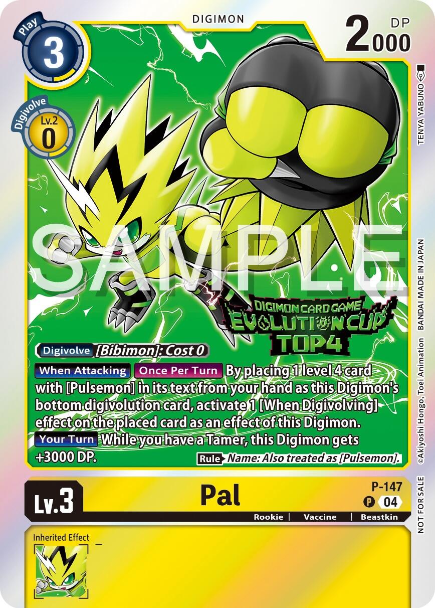 Pal [P-147] (2024 Evolution Cup Top 4) [Promotional Cards] | Clutch Gaming