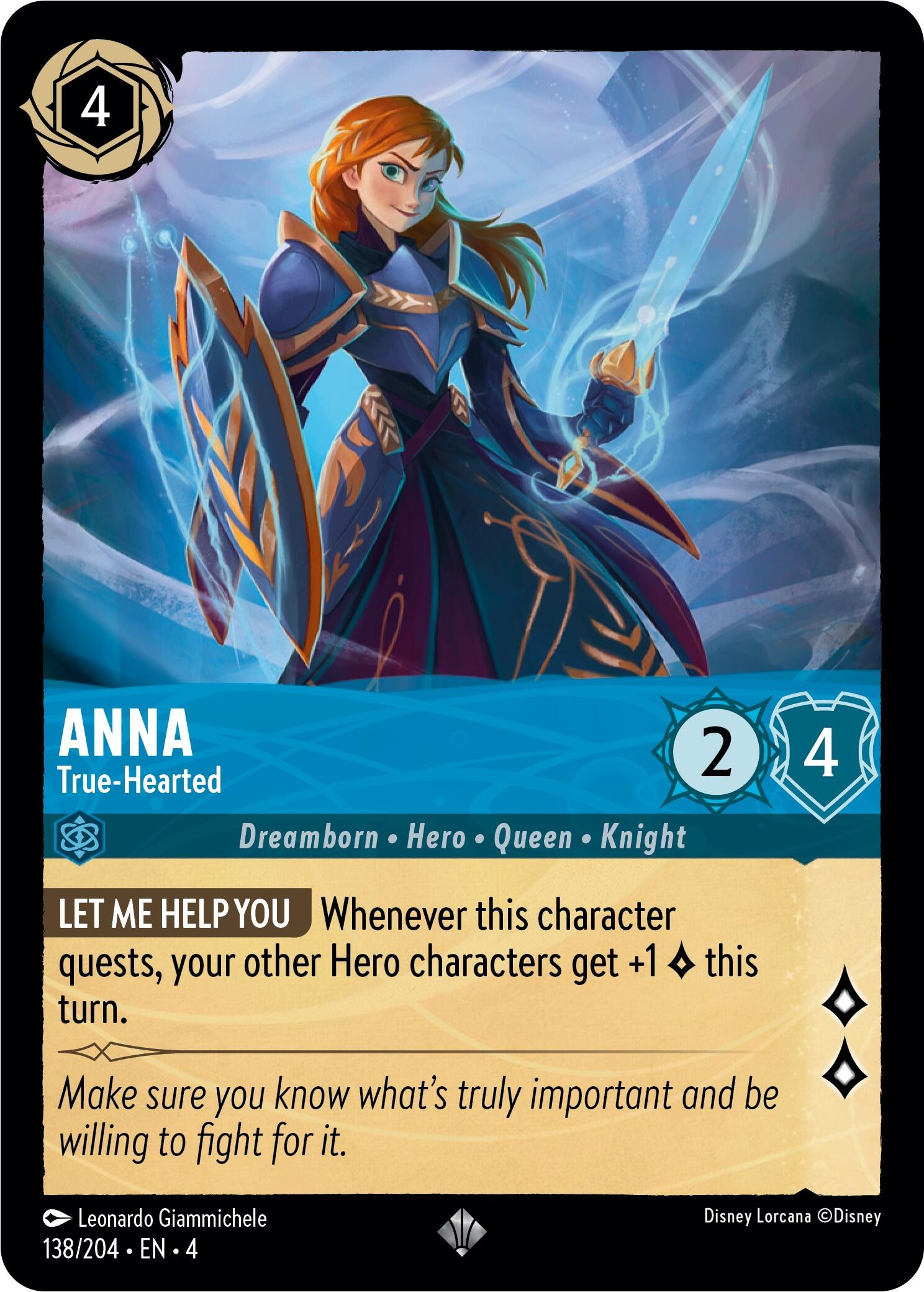 Anna - True-Hearted (138/204) [Ursula's Return] | Clutch Gaming