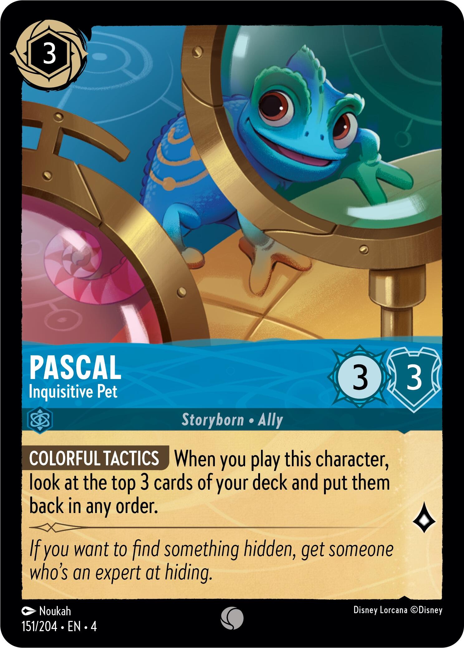 Pascal - Inquisitive Pet (151/204) [Ursula's Return] | Clutch Gaming